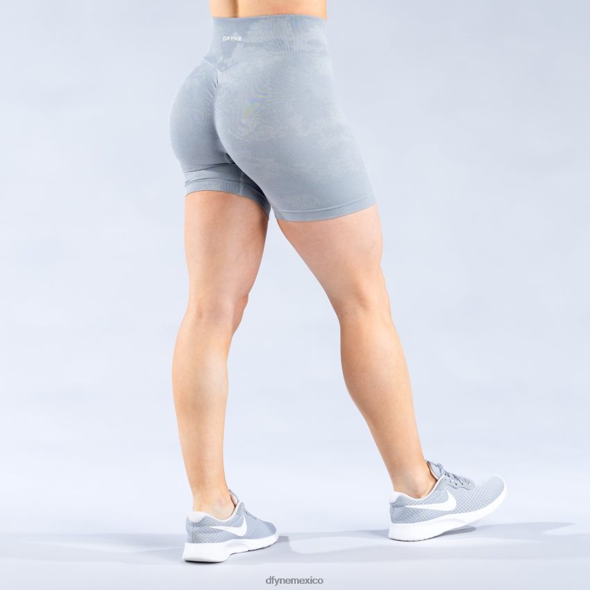 Dfyne pantalones cortos de niebla dinámica 4.5'gris piedra claro fondos D4406D154