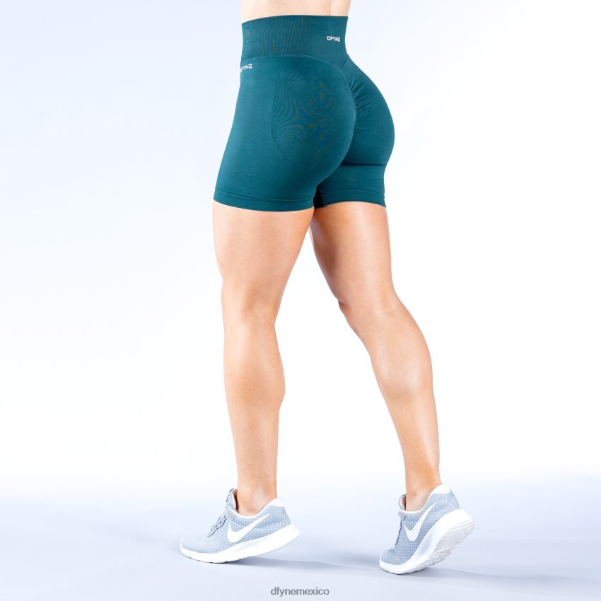 Dfyne pantalones cortos dinámicos 4.5' 6verde esmeralda oscuro fondos D4406D9
