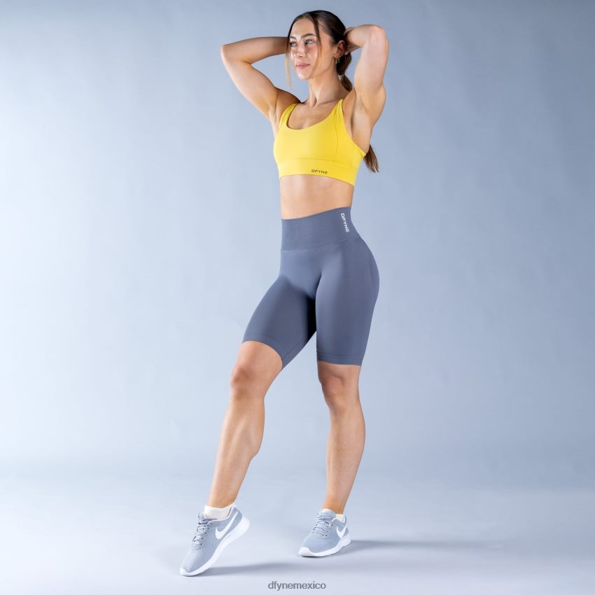 Dfyne pantalones cortos dinámicosgris piedra oscuro fondos D4406D94