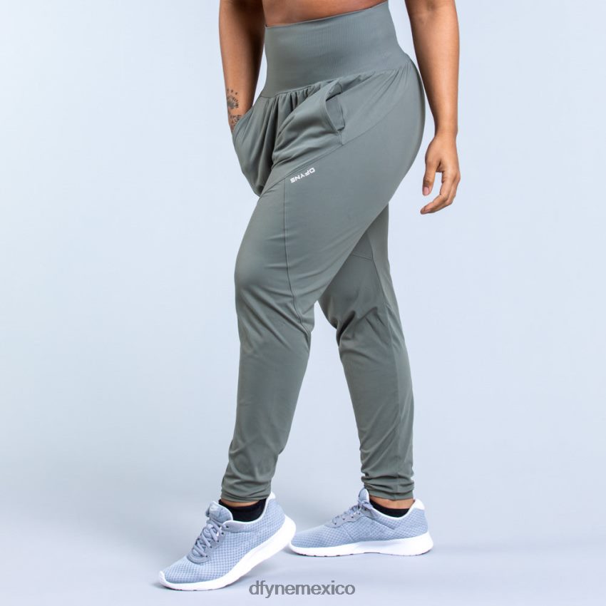 Dfyne joggers de corte cónico harén Origin 3Musgo Verde fondos D4406D101