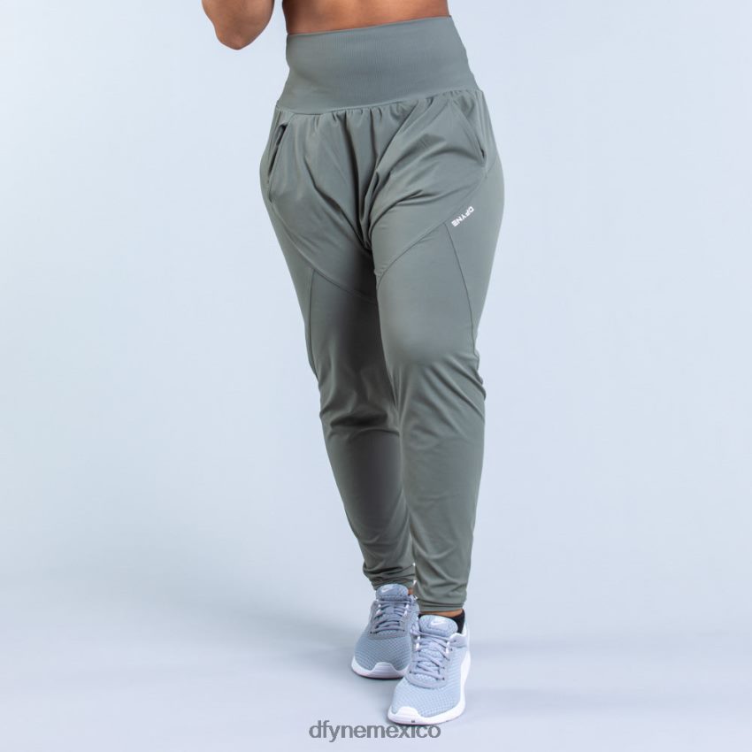 Dfyne joggers de corte cónico harén Origin 3Musgo Verde fondos D4406D101