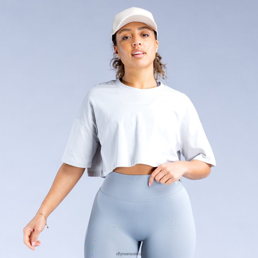 Dfyne revivir crop topgris hielo ropa D4406D132