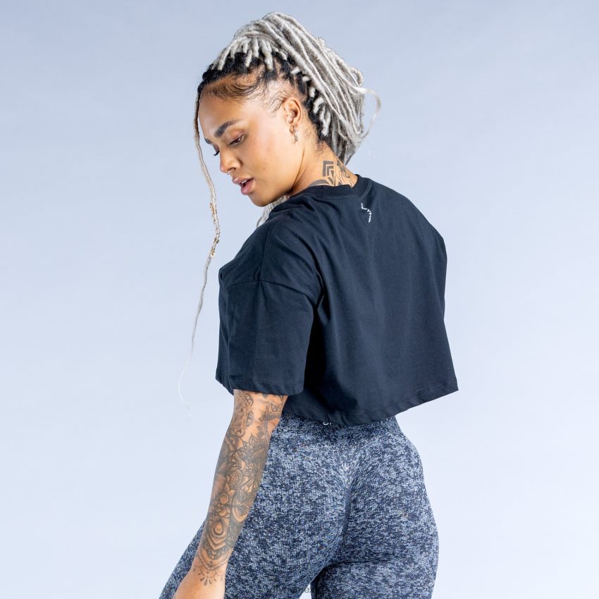 Dfyne revivir crop topnegro ropa D4406D32