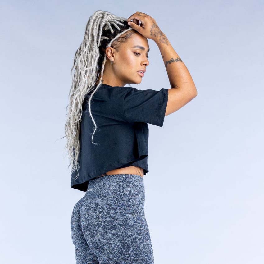 Dfyne revivir crop topnegro ropa D4406D32