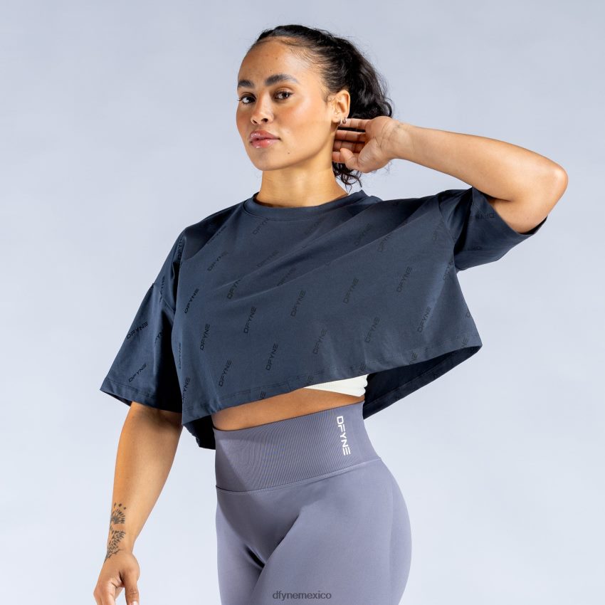 Dfyne top corto revive característicopizarra gris ropa D4406D52