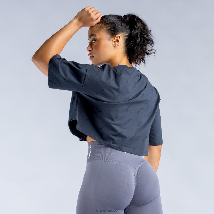 Dfyne top corto revive característicopizarra gris ropa D4406D52