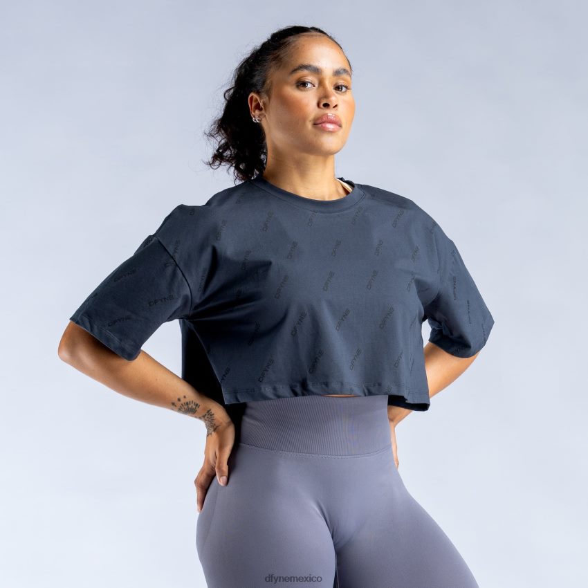 Dfyne top corto revive característicopizarra gris ropa D4406D52