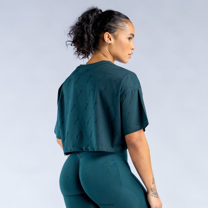 Dfyne top corto revive característicoverde oscuro ropa D4406D53