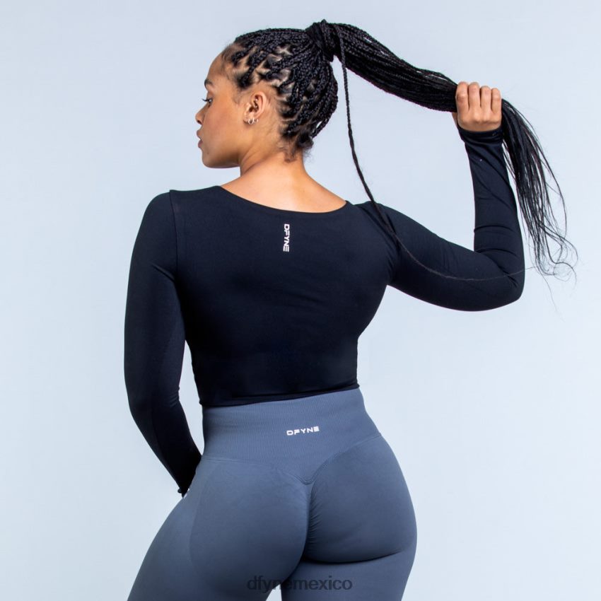 Dfyne top de manga larga origennegro tapas D4406D118
