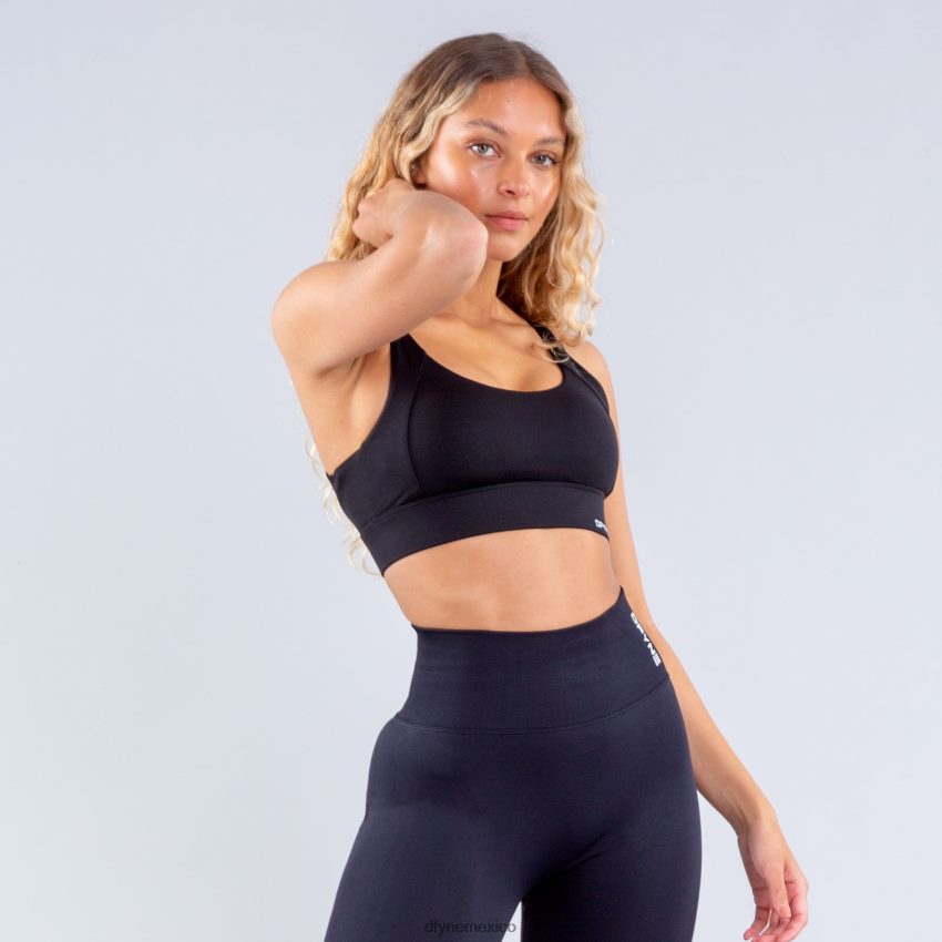 Dfyne sujetador deportivo de alta sujeción originnegro mate tapas D4406D64