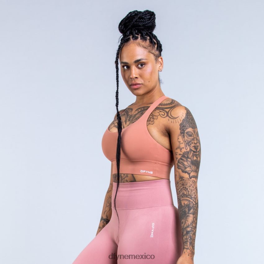 Dfyne sujetador deportivo de sujeción media Originladrillo tapas D4406D103