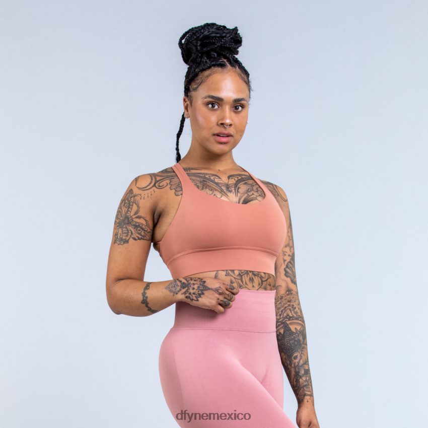 Dfyne sujetador deportivo de sujeción media Originladrillo tapas D4406D103