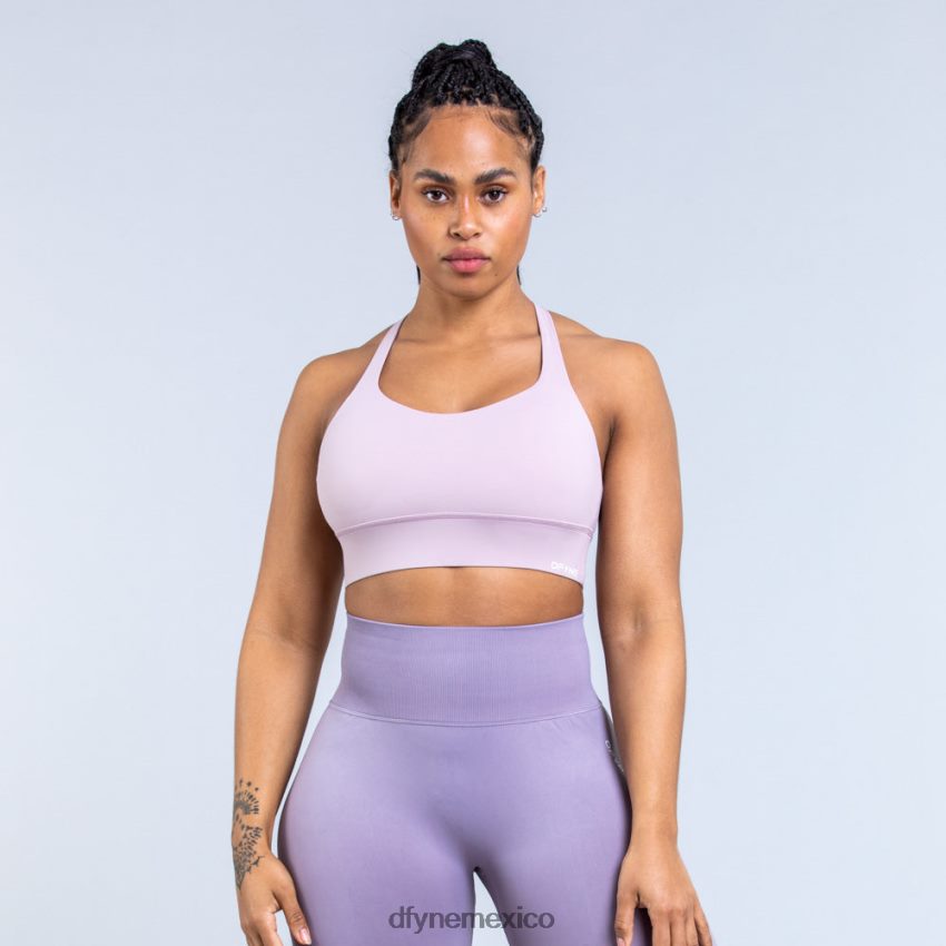 Dfyne sujetador deportivo de sujeción media Originmorado ahumado tapas D4406D102