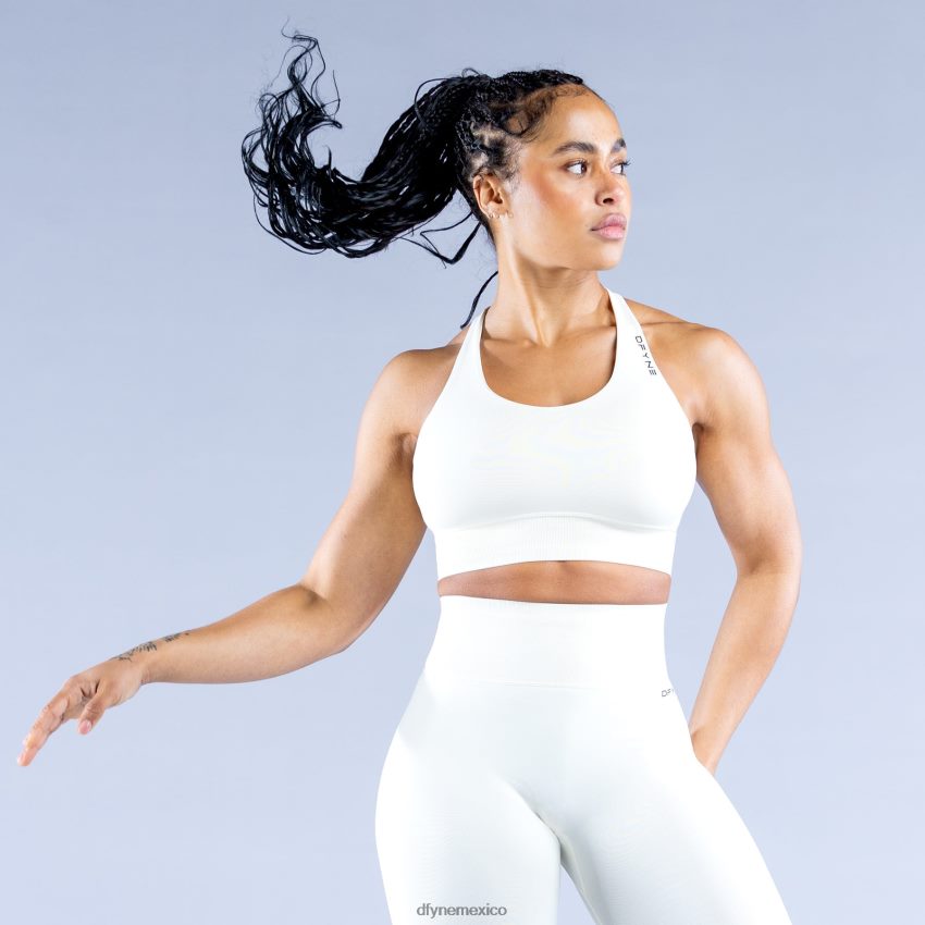 Dfyne sujetador deportivo dinámicoBlanco como la nieve tapas D4406D46