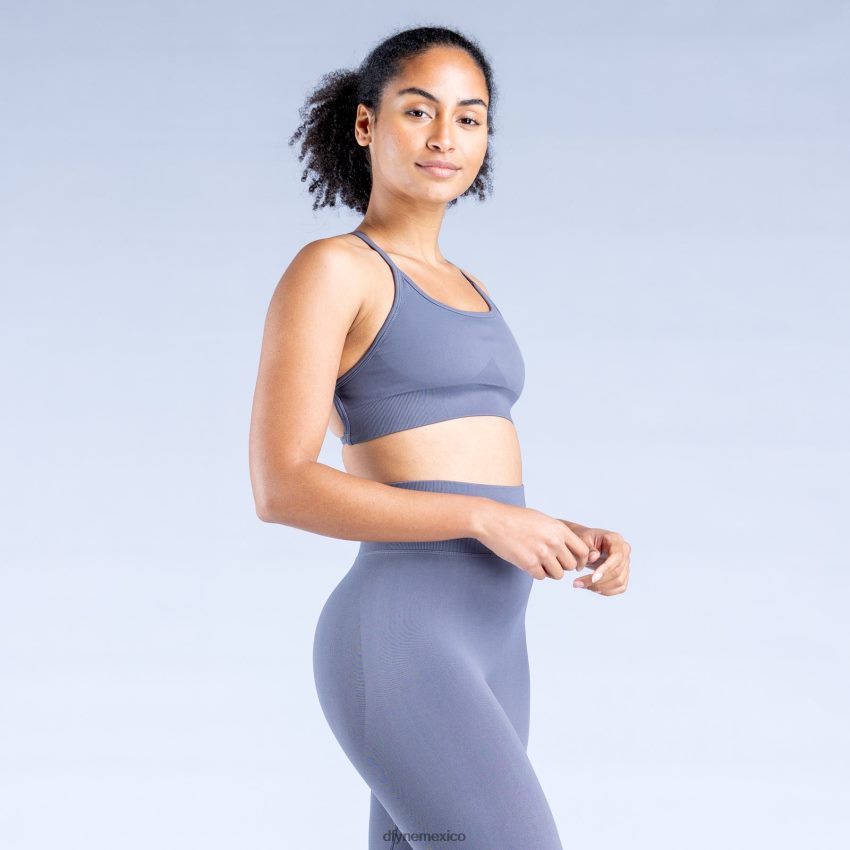 Dfyne sujetador deportivo dinámico sin espalda 1gris piedra oscuro tapas D4406D18