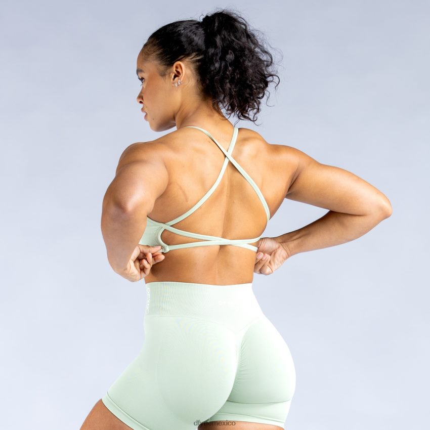 Dfyne sujetador deportivo dinámico sin espalda 2verde fresco tapas D4406D143