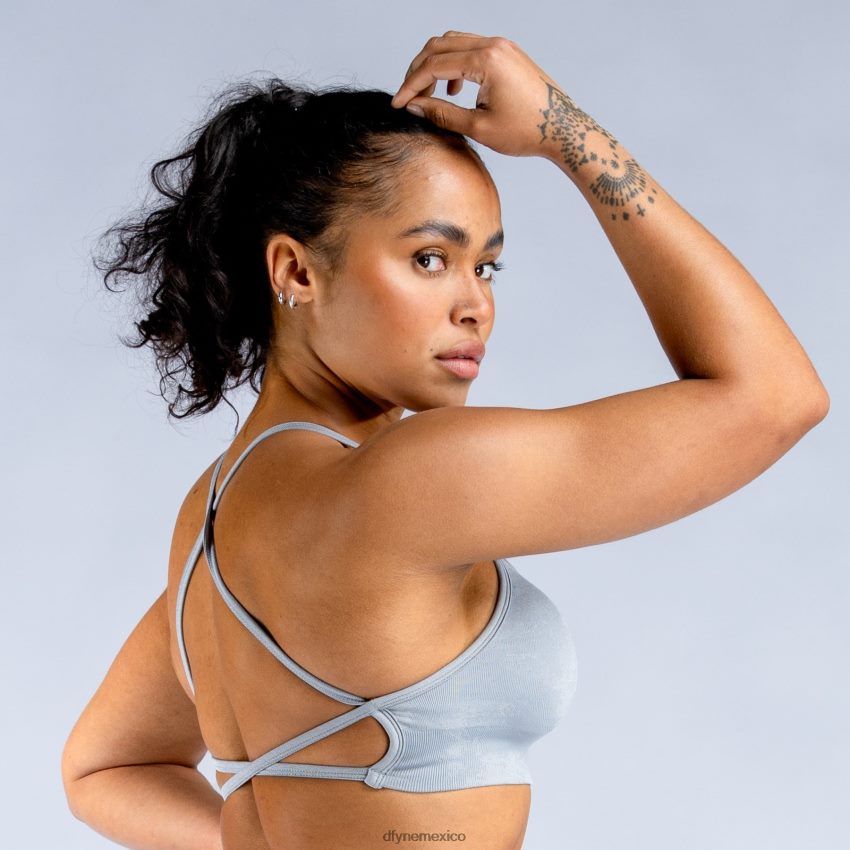 Dfyne sujetador deportivo sin espalda Dynamic Mistgris piedra claro tapas D4406D158