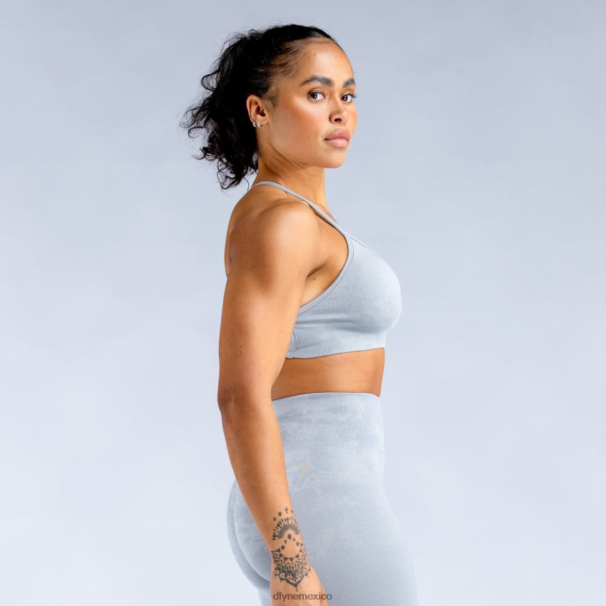 Dfyne sujetador deportivo sin espalda Dynamic Mistgris piedra claro tapas D4406D158