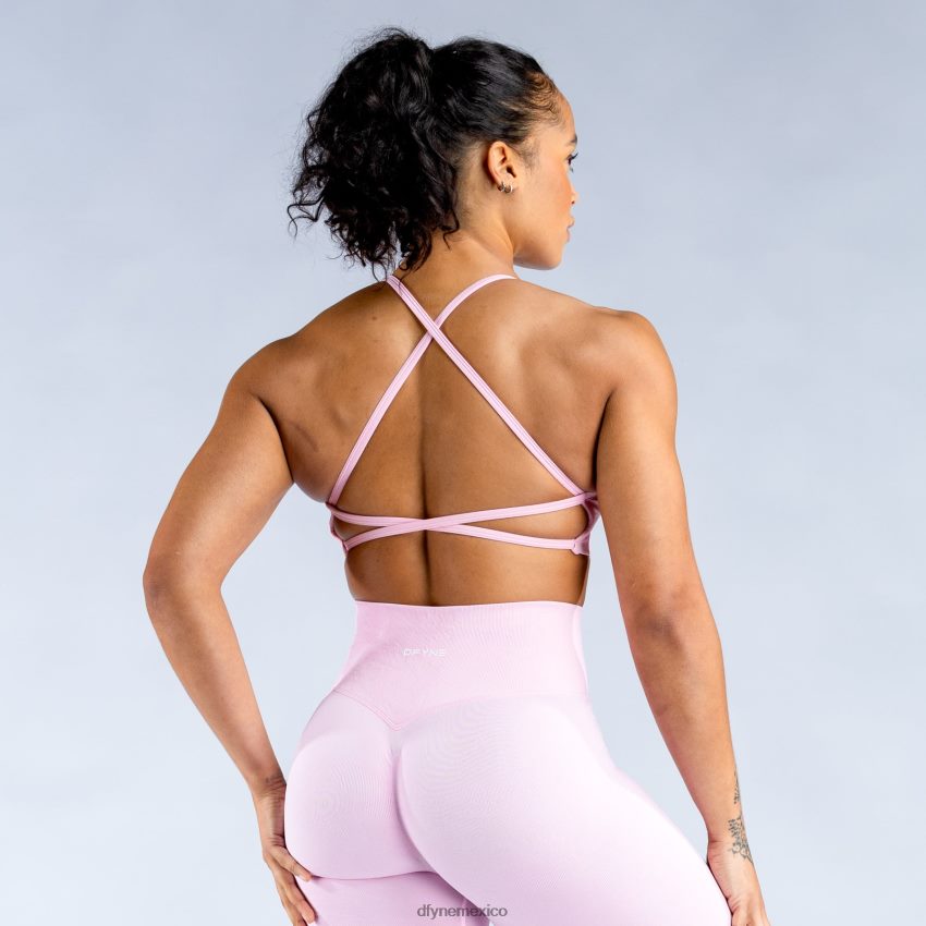Dfyne sujetador deportivo sin espalda Dynamic Mistrosa claro rosa tapas D4406D155