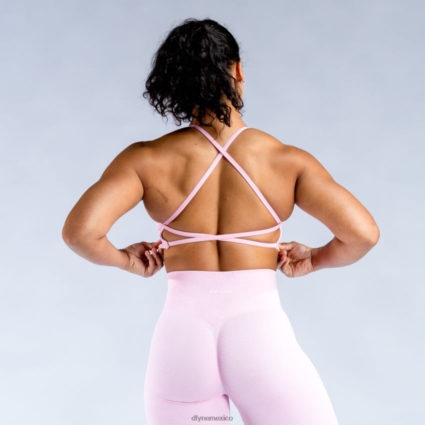 Dfyne sujetador deportivo sin espalda Dynamic Mistrosa claro rosa tapas D4406D155